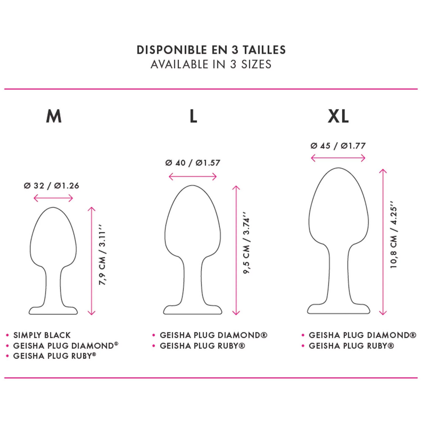 Dorcel Geisha Plug Ruby - Crystal-Adorned Luxury with Moving Ball Technology