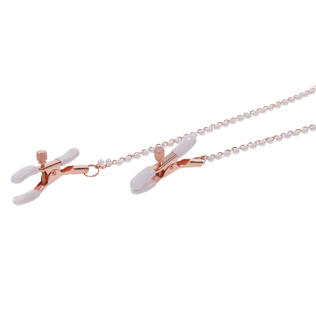 Peaches โn CreaMe Collar with Nipple Clamps