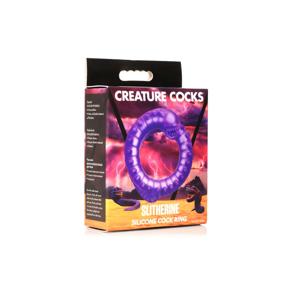 Creature Cocks Slitherine - Galactic Worm Silicone Cock Ring