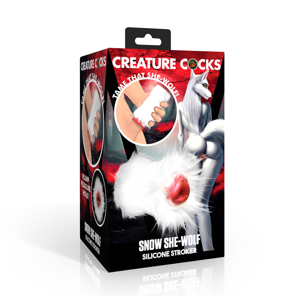 Creature Cocks Snow She-Wolf - Furry Silicone Stroker