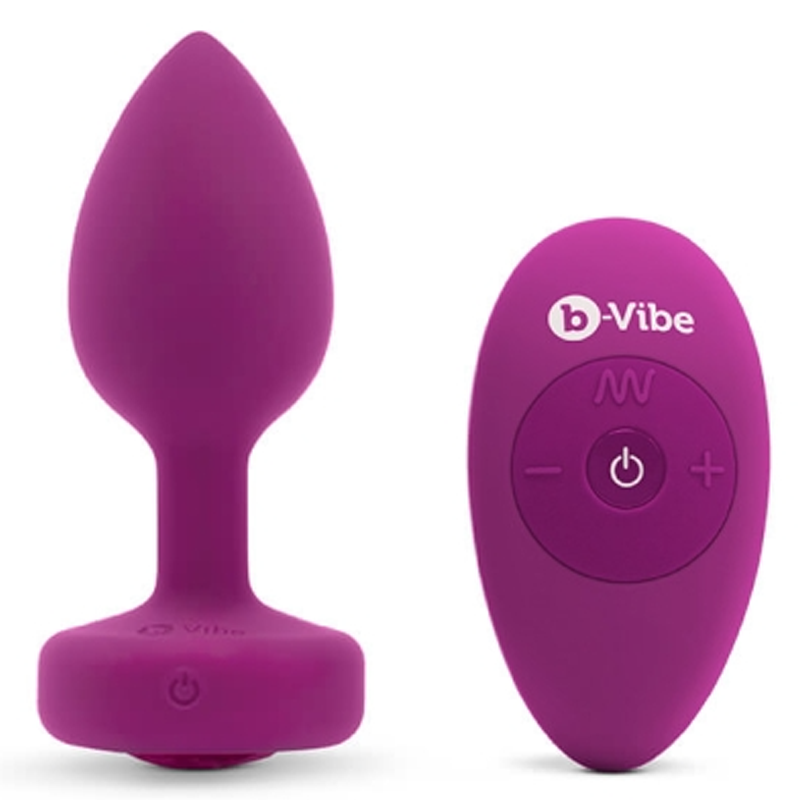 b-Vibe VIBRATING JEWEL PLUG - Luxury Vibrating Anal Plug