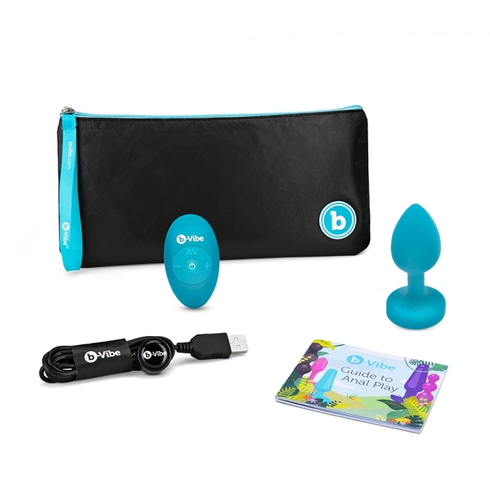 b-Vibe VIBRATING JEWEL PLUG - Luxury Vibrating Anal Plug