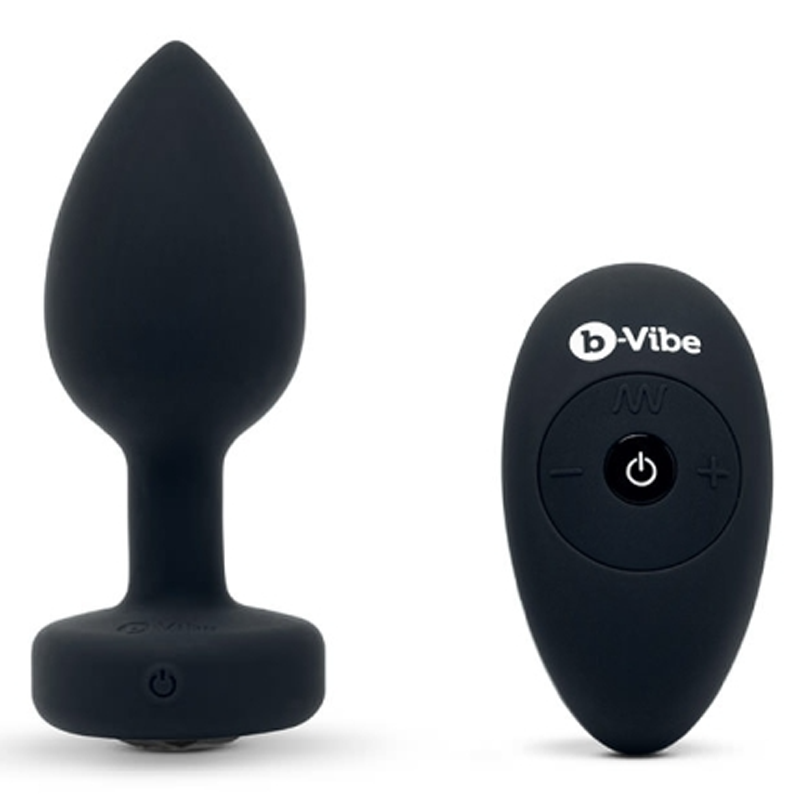 b-Vibe VIBRATING JEWEL PLUG - Luxury Vibrating Anal Plug