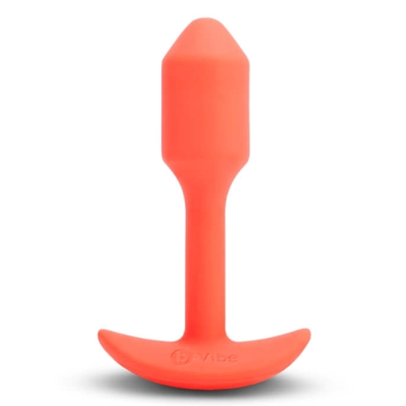 b-Vibe Vibrating Snug Plug - Weighted Anal Plug with 6 Vibration Patterns