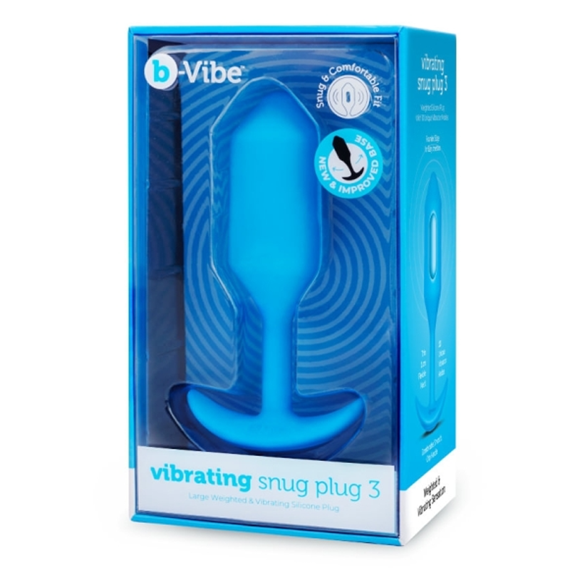 b-Vibe Vibrating Snug Plug - Weighted Anal Plug with 6 Vibration Patterns