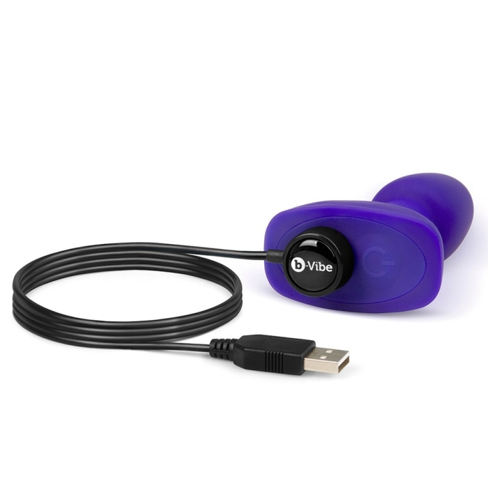 b-Vibe Rimming Petite - Rotating Beads Vibrating Butt Plug with Wireless Remote