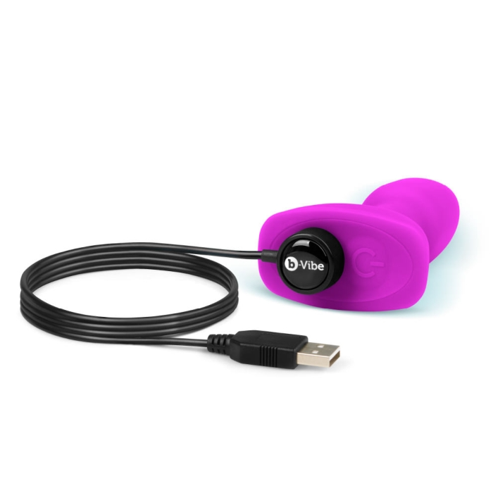 b-Vibe Rimming Petite - Rotating Beads Vibrating Butt Plug with Wireless Remote