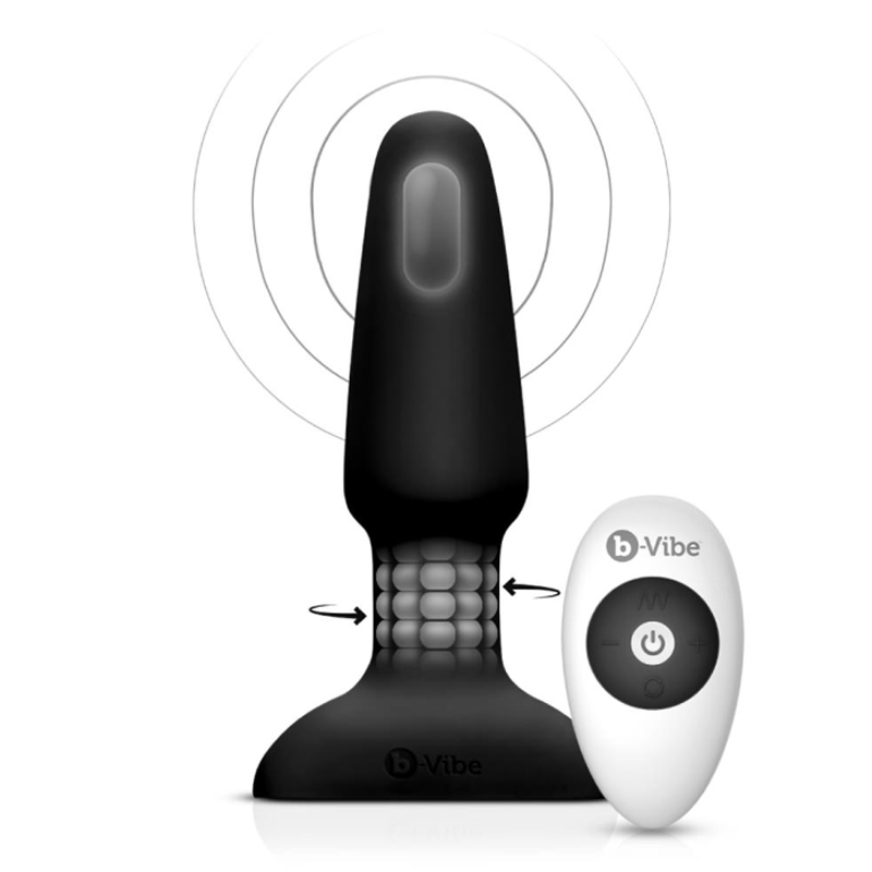 b-Vibe Rimming Plug 2 - World's First Rotating Beads Vibrating Butt Plug