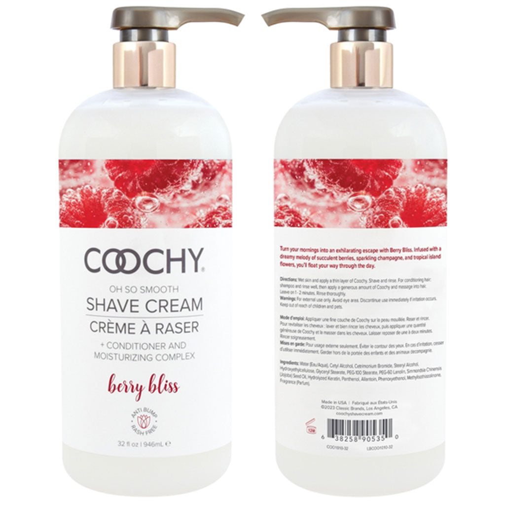 Coochy Oh So Smooth Shave Cream Berry Bliss