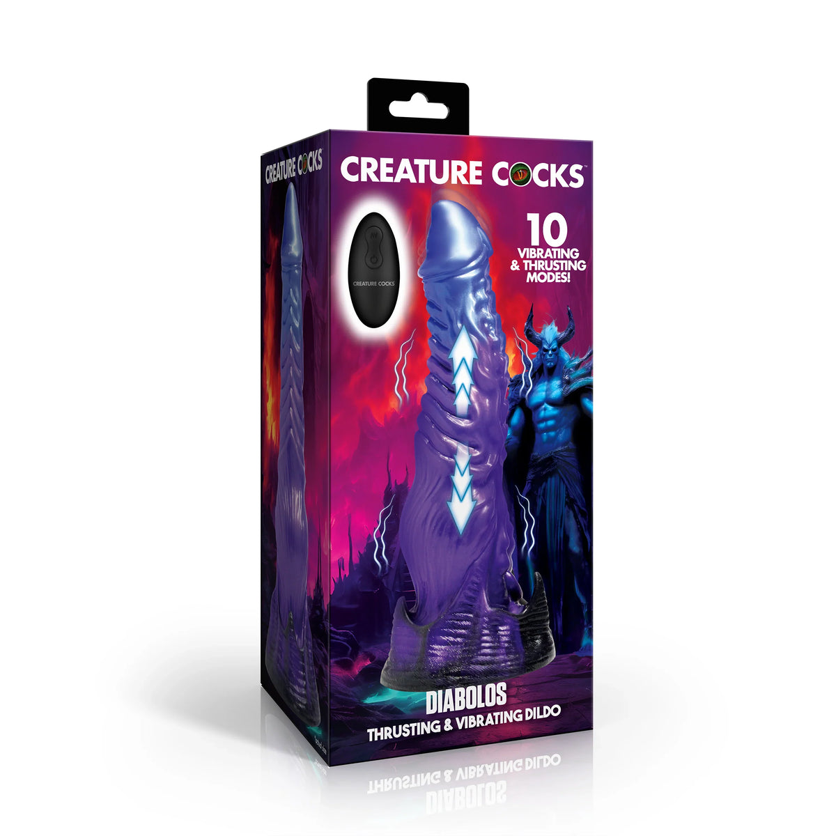 Creature Cocks Diabolos - Thrusting & Vibrating Demon Dildo