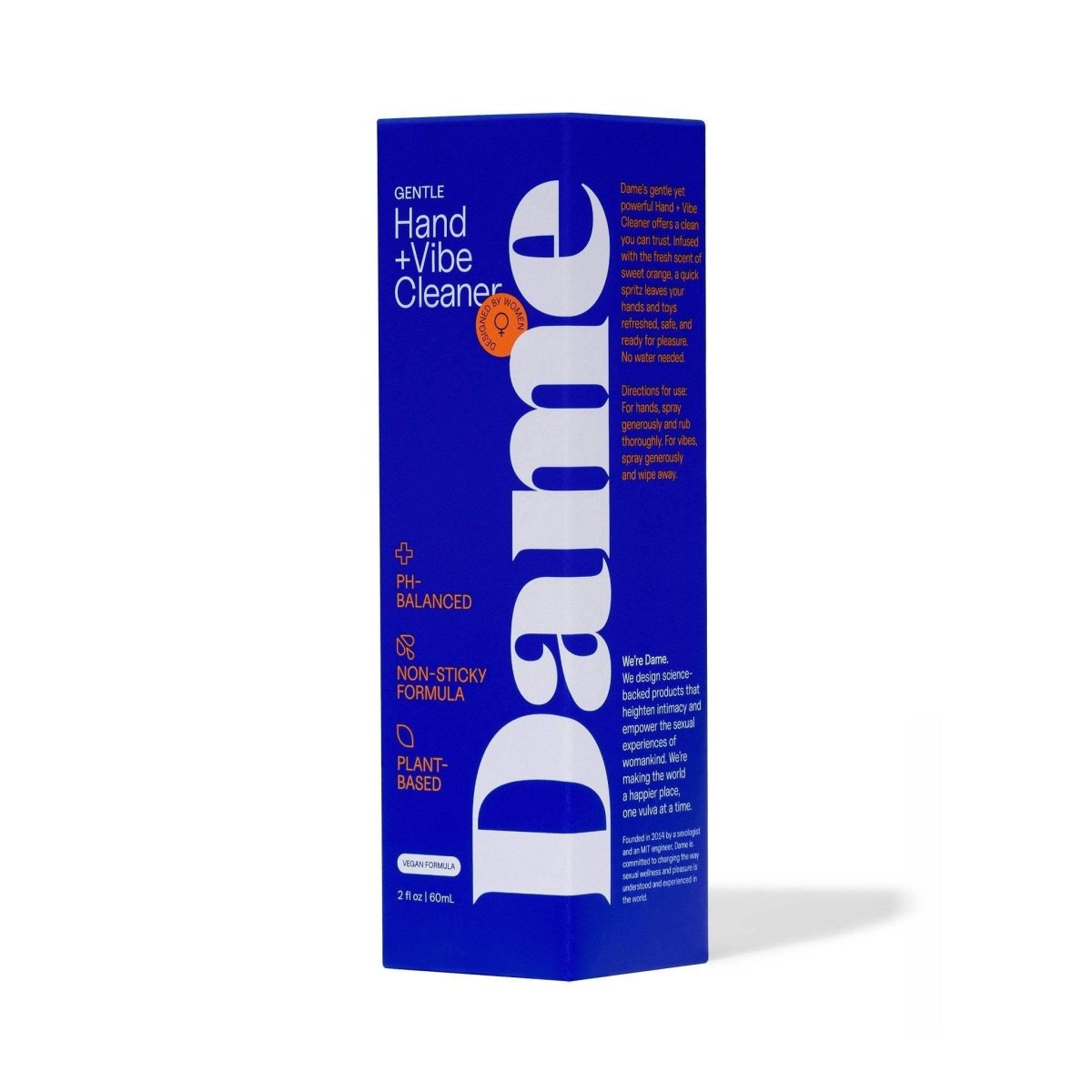 Dame - Hand + Vibe Cleaner - 2oz - PlayLoveToys