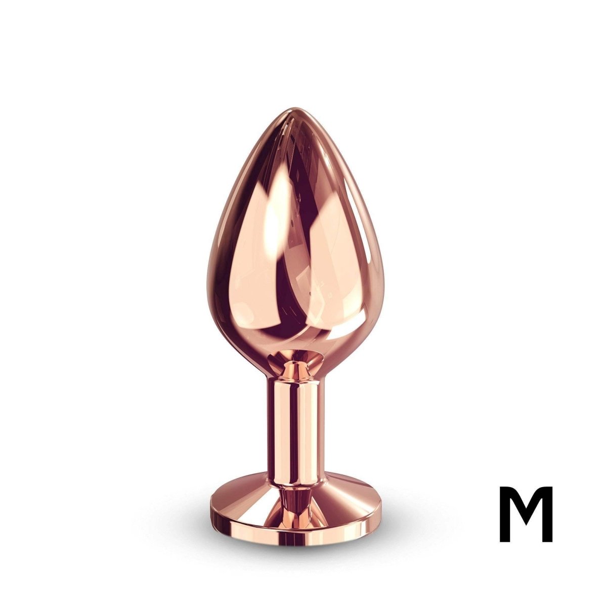 Dorcel - Diamond Plug in Rose Gold & Black – S,M,L Sizes - PlayLoveToys
