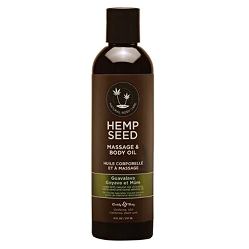 HEMP SEED Massage Oil - 8 fl oz / 237 ml