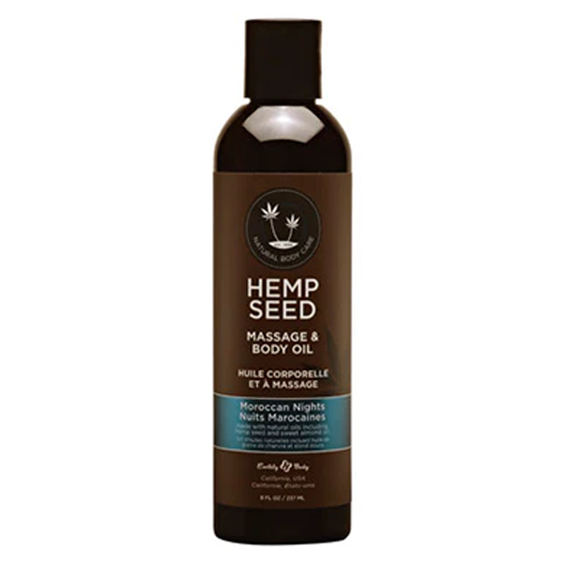 HEMP SEED Massage Oil - 8 fl oz / 237 ml