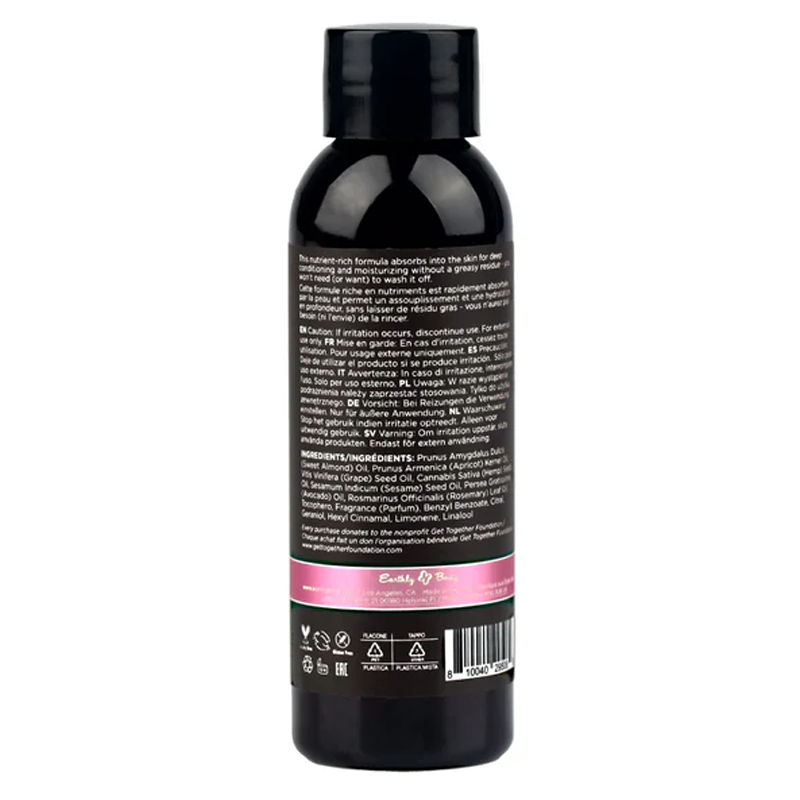 Earthly Body Massage Oil 2 fl oz / 60 ml