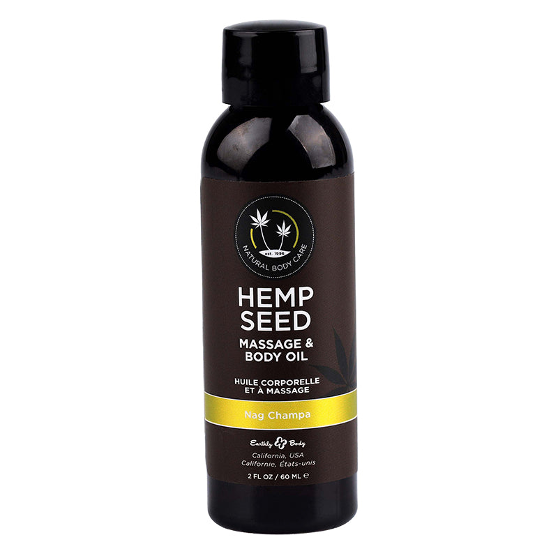 Earthly Body Hemp Seed Massage & Body 2 fl oz / 60 ml