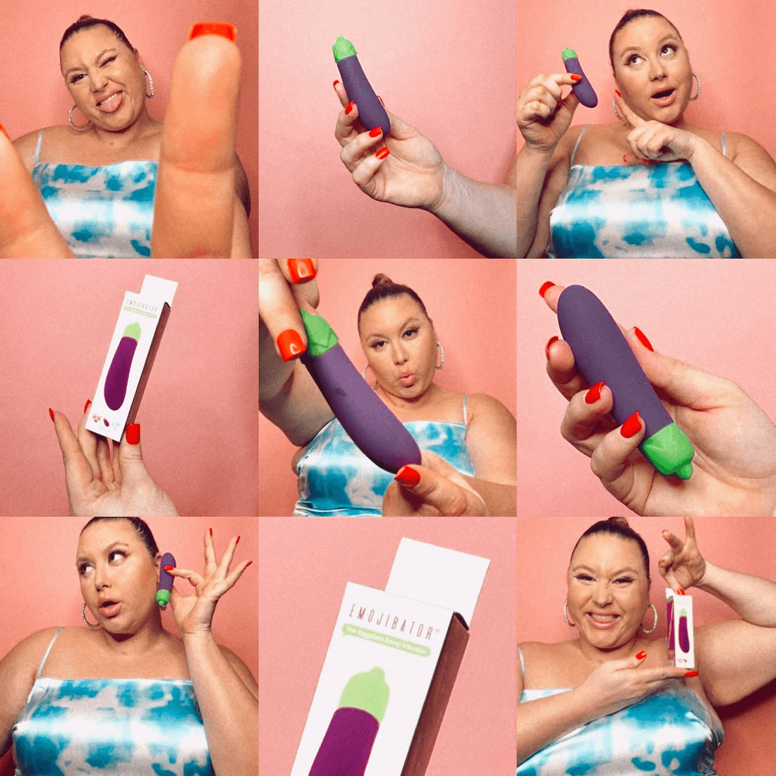 Emojibator - Eggplant Emojibator - PlayLoveToys