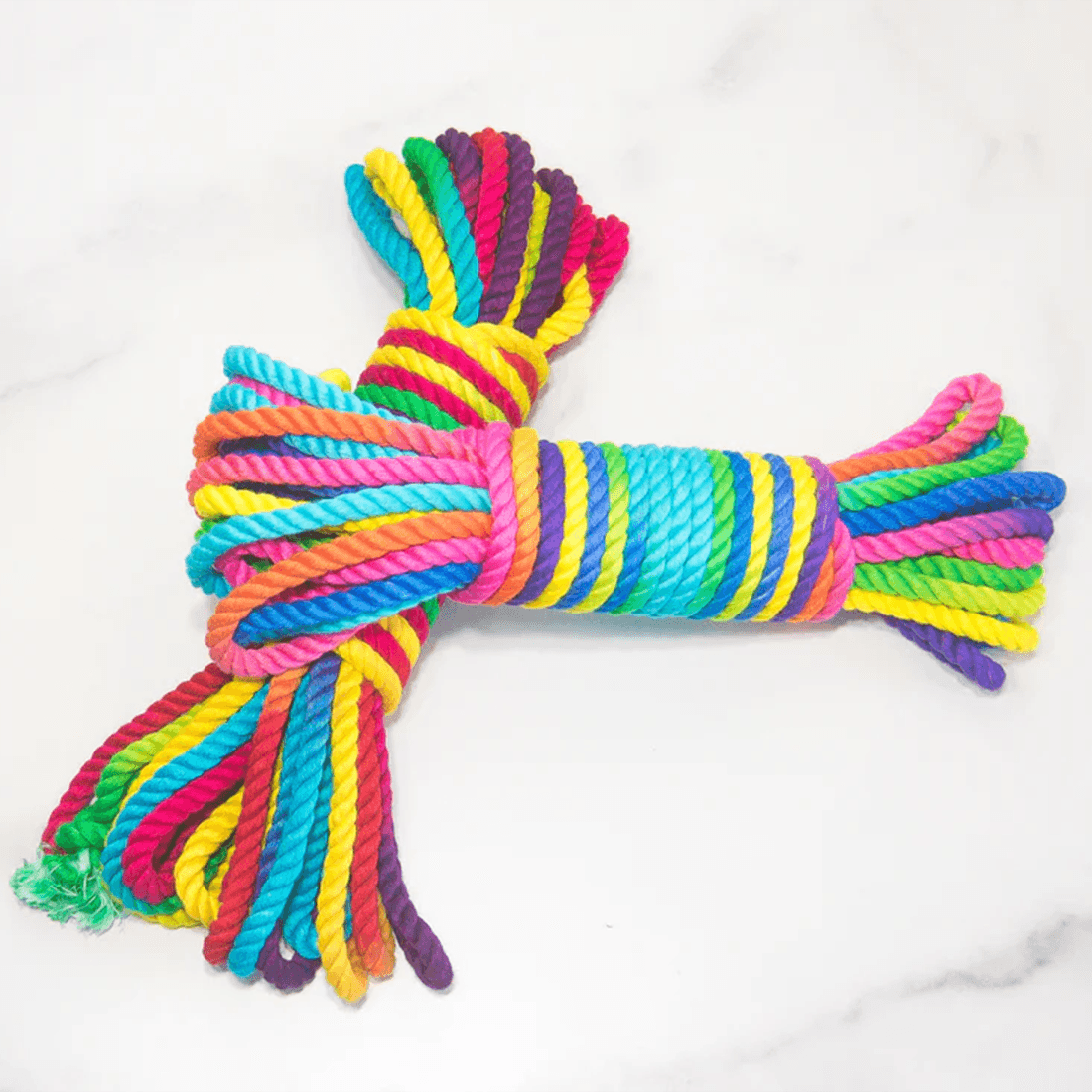 Emojibator - Funfetti Rainbow Bondage Rope - PlayLoveToys
