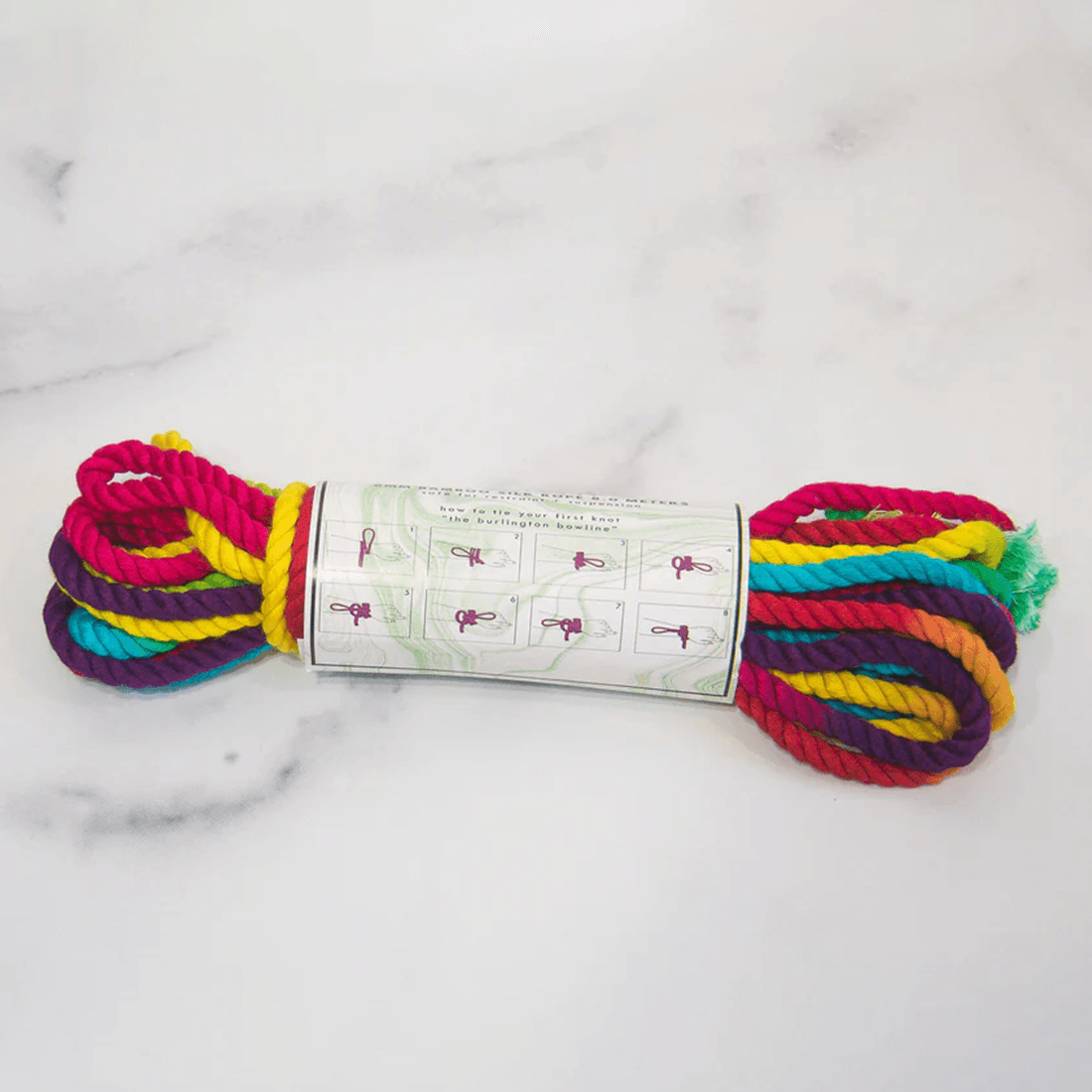 Emojibator - Funfetti Rainbow Bondage Rope - PlayLoveToys
