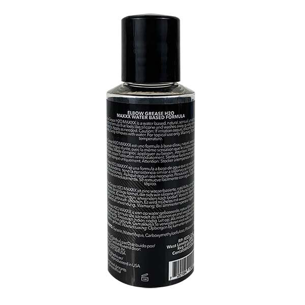Elbow Grease H2O Maxxx - Water-Based Silicone-Feel Lube