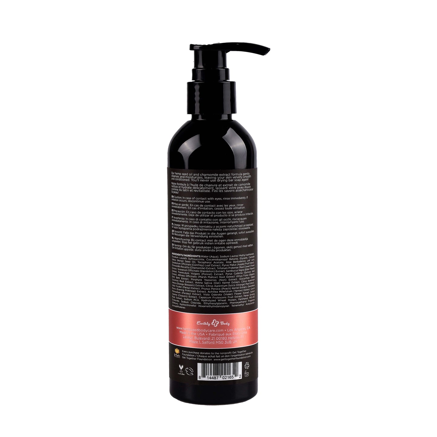 Earthly Body Hemp Seed Bath & Shower Gel