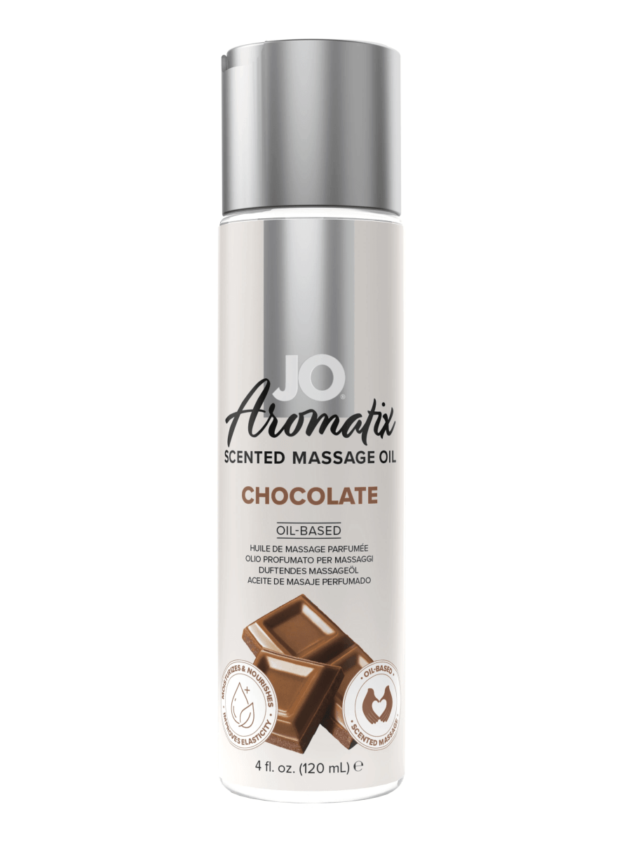 JO Lubricants - JO Aromatix - Chocolate Massage Oil - PlayLoveToys