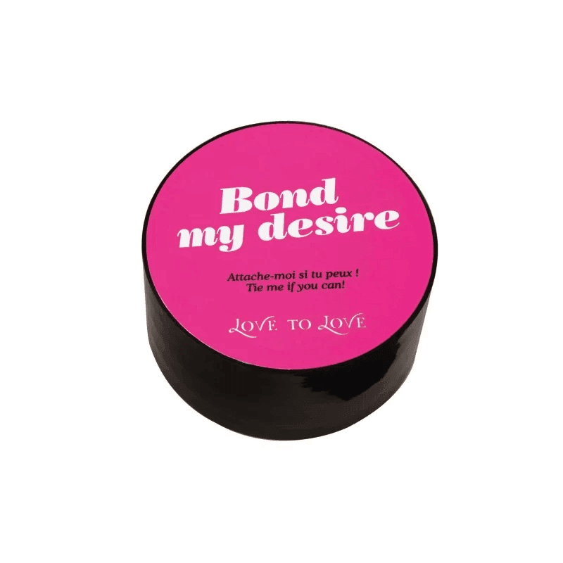 LOVE TO LOVE - BOND MY DESIRE - BONDAGE TAPE BLACK - PlayLoveToys