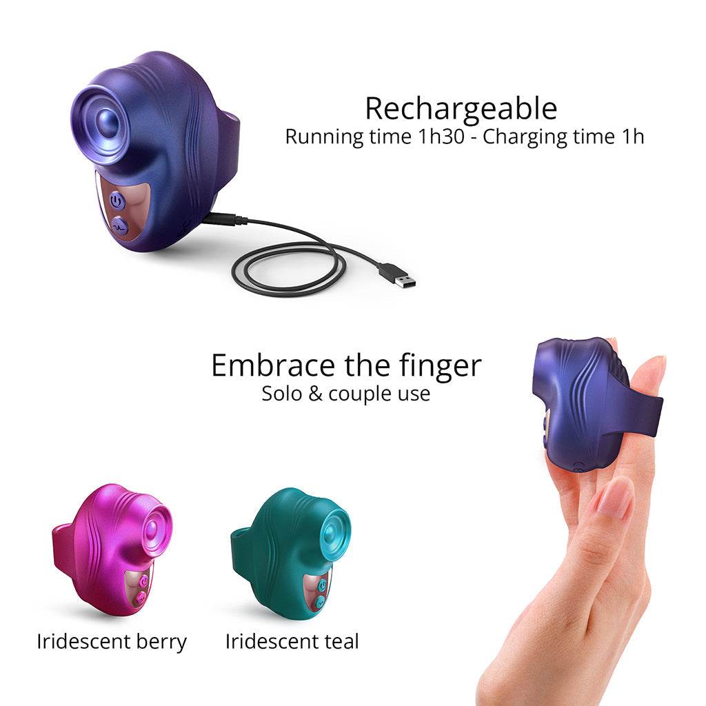 LOVE TO LOVE - Kisscool: Finger Wand Pleasure Spark - PlayLoveToys