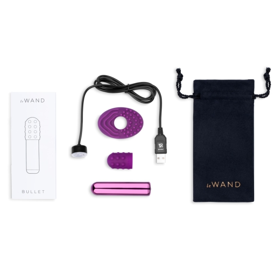LE Wand Bullet - Premium Mini Vibrator Chrome Collection Travel-Friendly