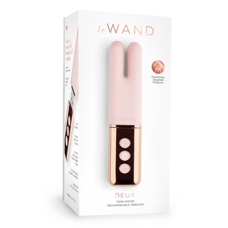 LE Wand Deux - Innovative Twin Motor Mini Vibrator Chrome Collection