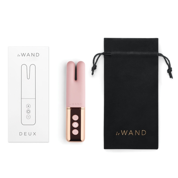 LE Wand Deux - Innovative Twin Motor Mini Vibrator Chrome Collection