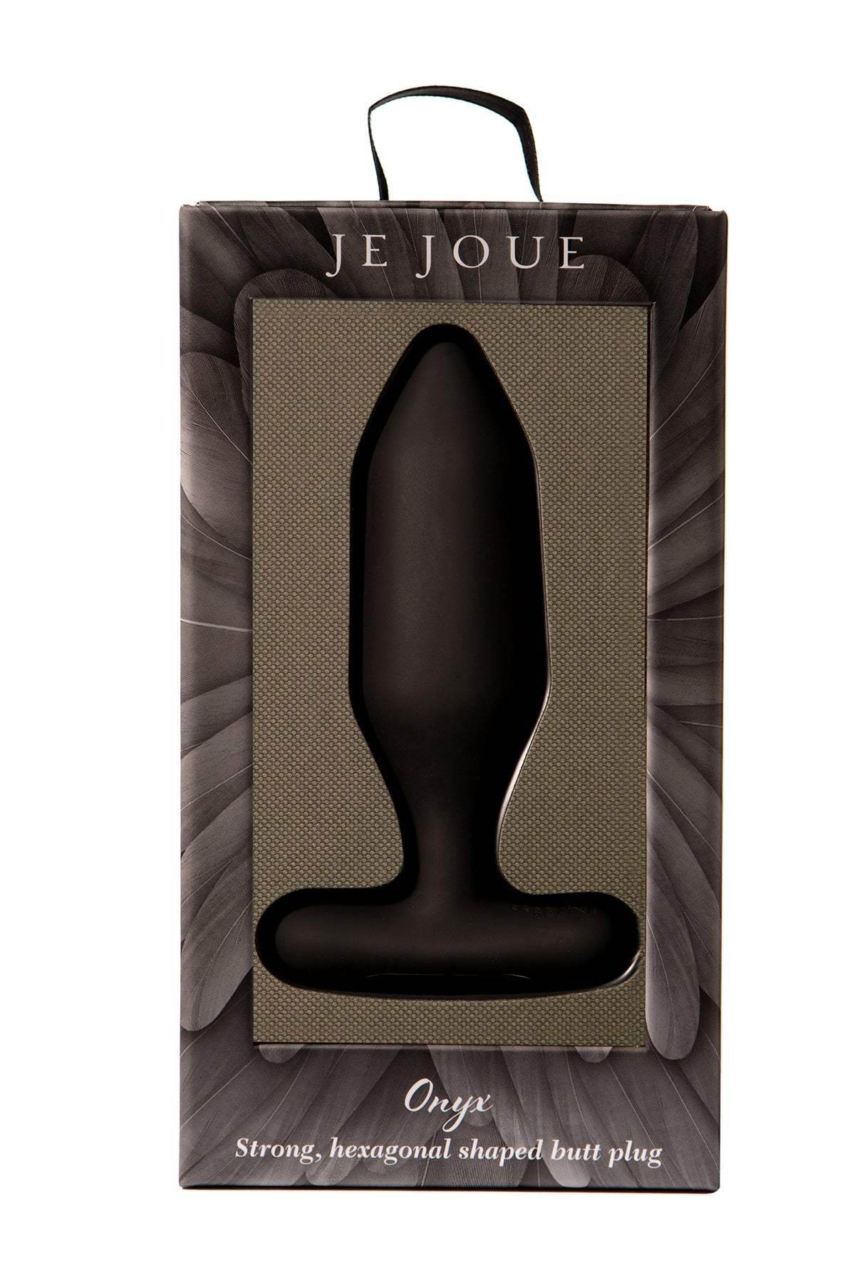 - Je Joue - Onyx Vibrating Butt Plug Black - PlayLoveToys