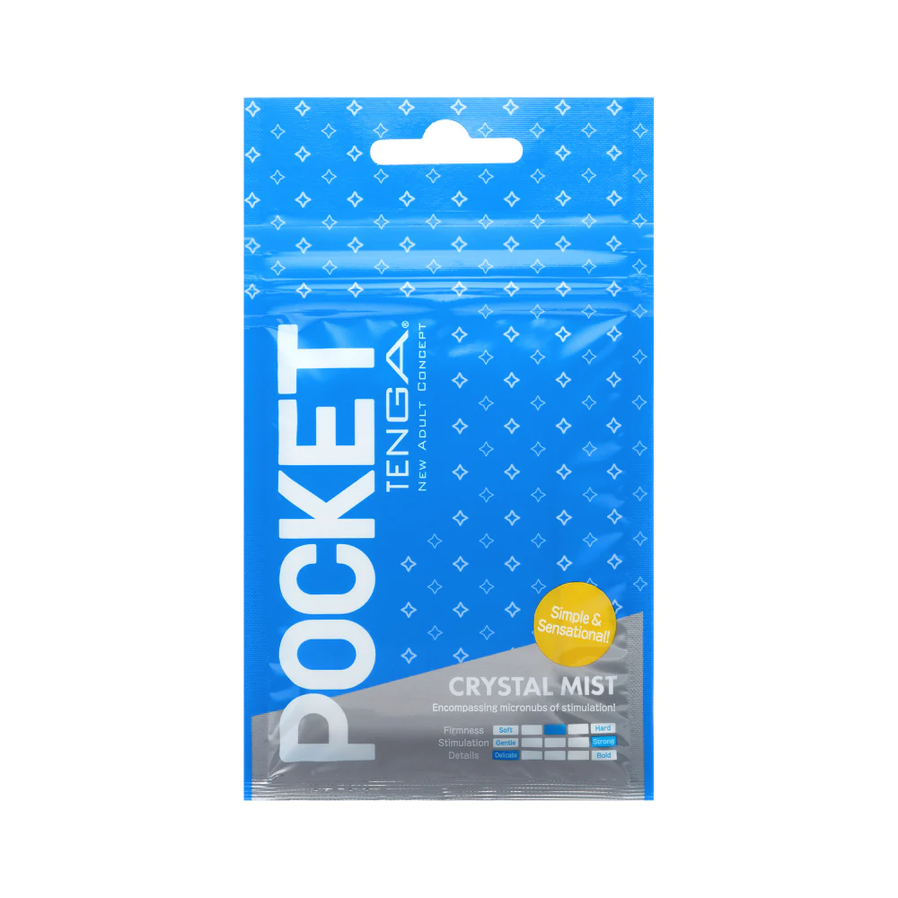 Tenga POCKET - Ultra-Portable Disposable Masturbator 6 Unique Textures