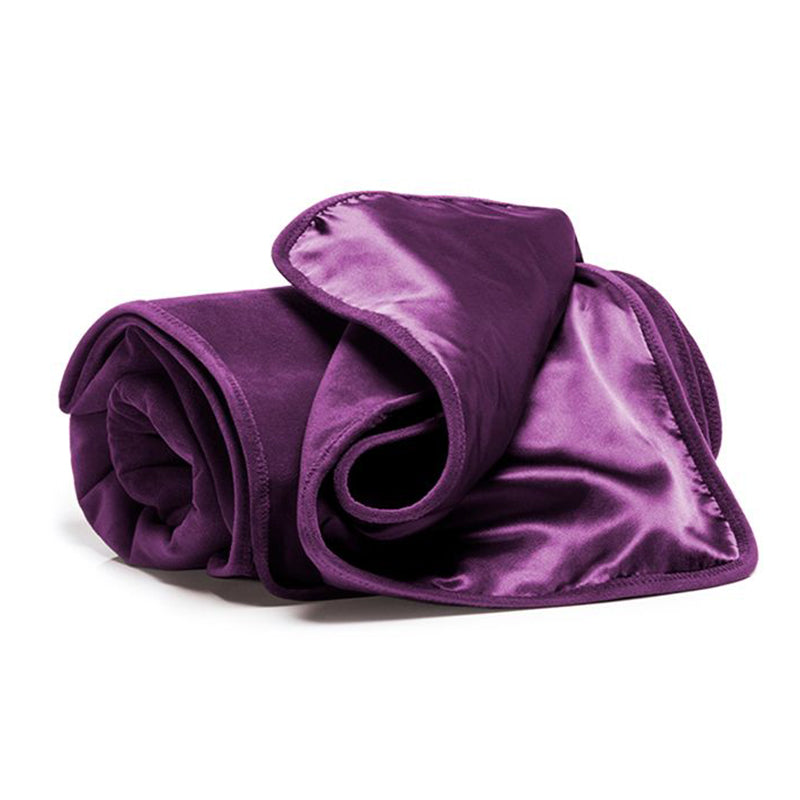 Fascinator Throw - Aubergine Microvelvet (Multi-Size)