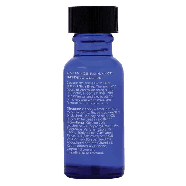 Pure Instinct - True Blue Pheromone Fragrance Oil .5oz | 15mL - PlayLoveToys