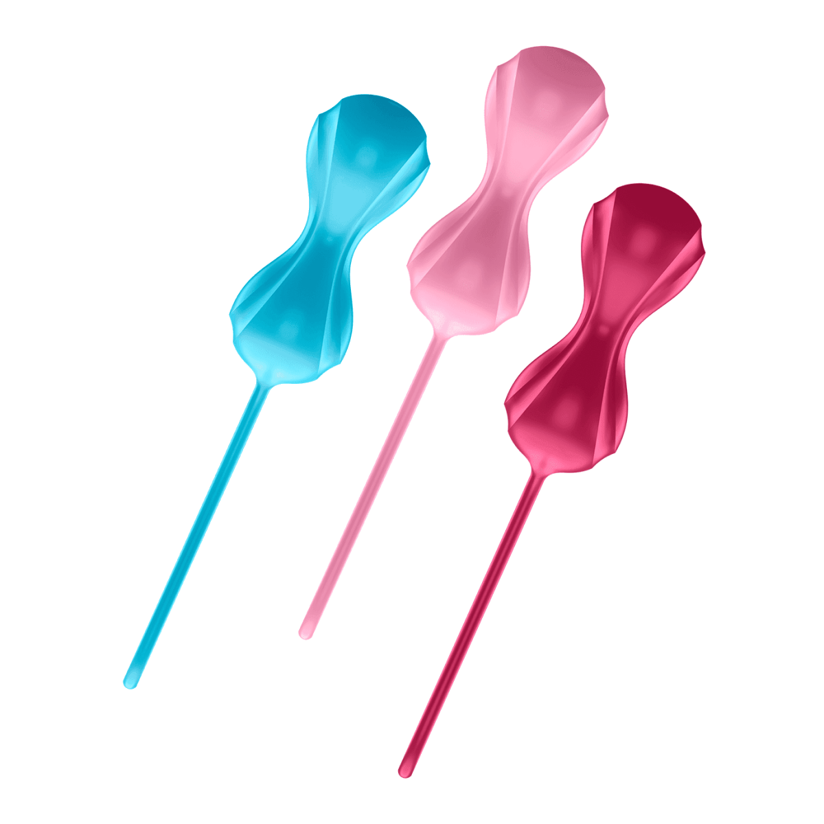 Satisfyer - Satisfyer Power Balls (set of 3) - turquoise, red, pink - PlayLoveToys