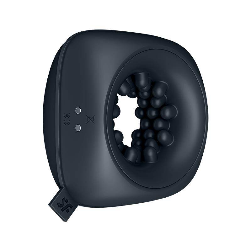 Satisfyer - Satisfyer Ring Stroker - Black - PlayLoveToys