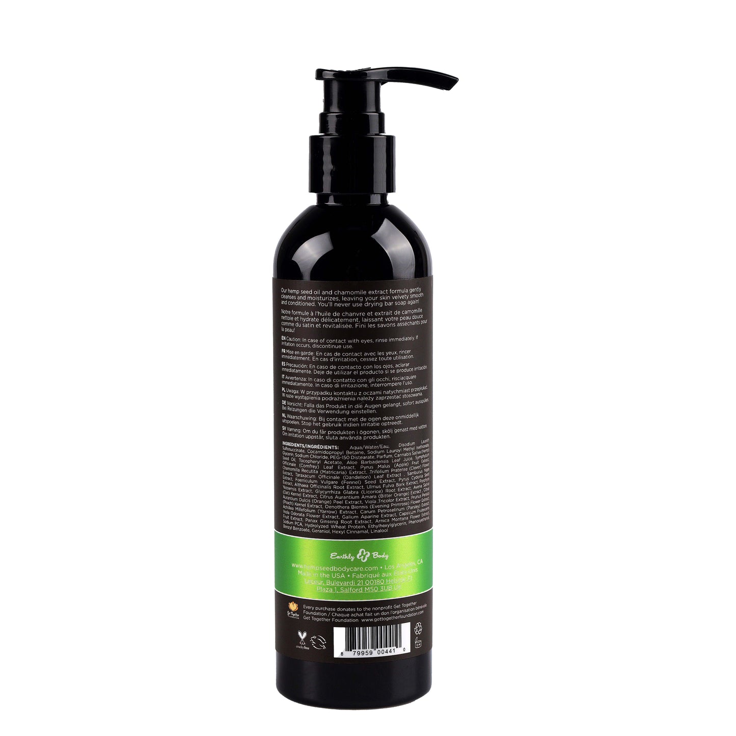 Earthly Body Hemp Seed Bath & Shower Gel