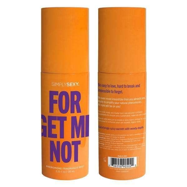 Simply Sexy - PHEROMONE BODY MIST - FORGET ME NOT - 3.35 floz | 99mL - PlayLoveToys