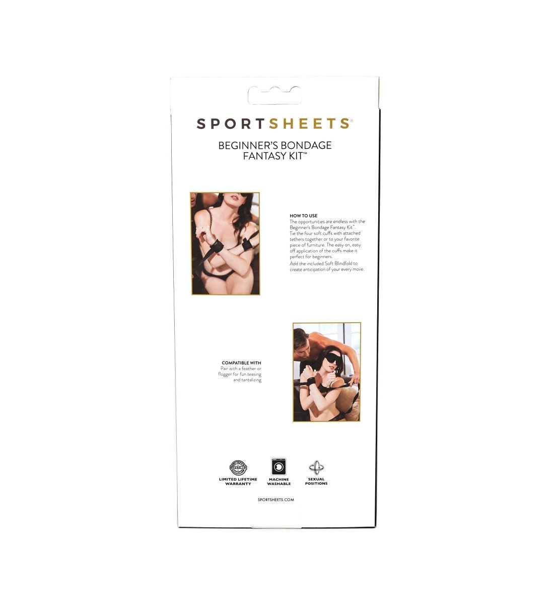 Sportsheets - Beginners Bondage Fantasy Kit - PlayLoveToys