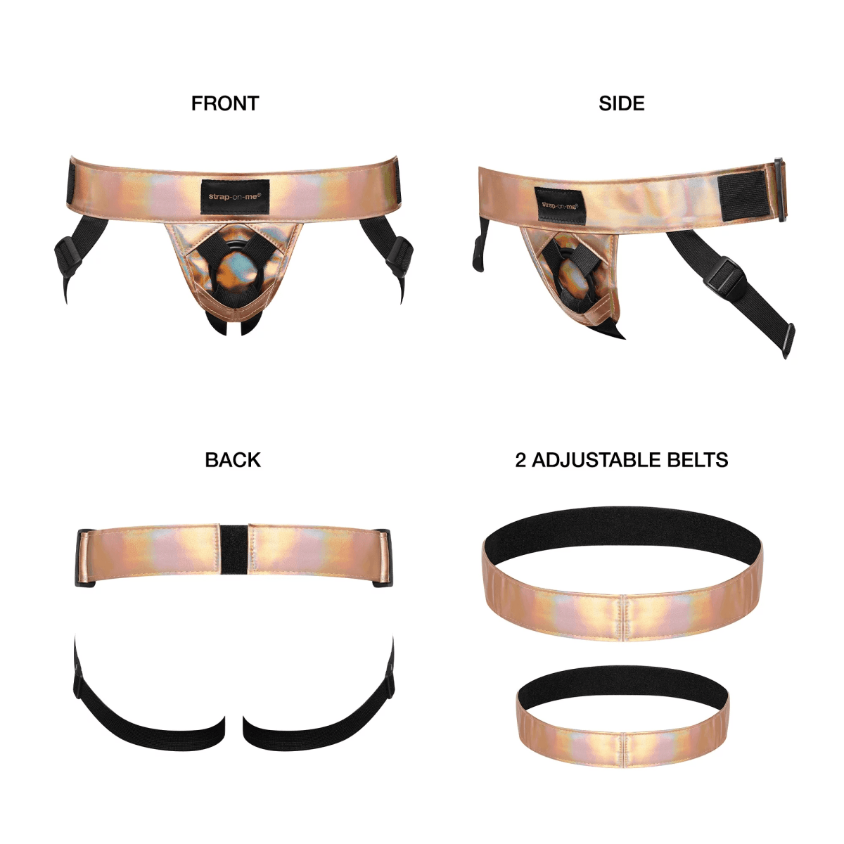STRAP - ON - ME - LEATHERETTE HARNESS CURIOUS - PlayLoveToys