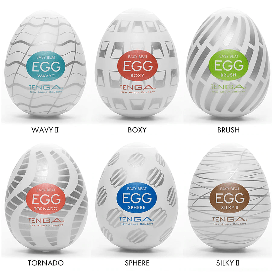 Tenga - EGG New Standard 6 Pack Variety Pack - PlayLoveToys