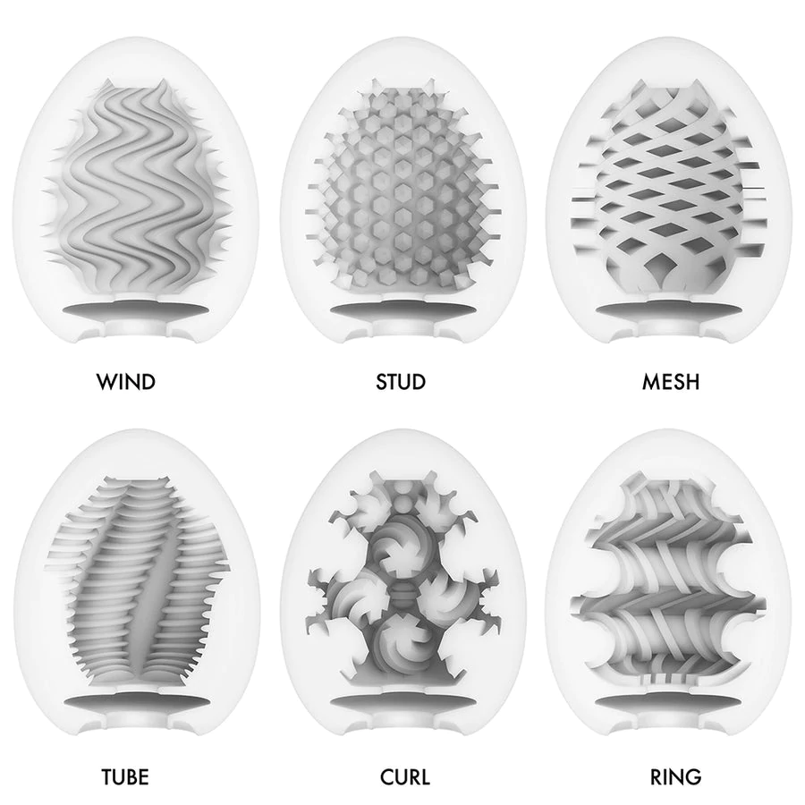 Collection TENGA EGG Wonder - Série révolutionnaire de masturbateurs à 6 textures