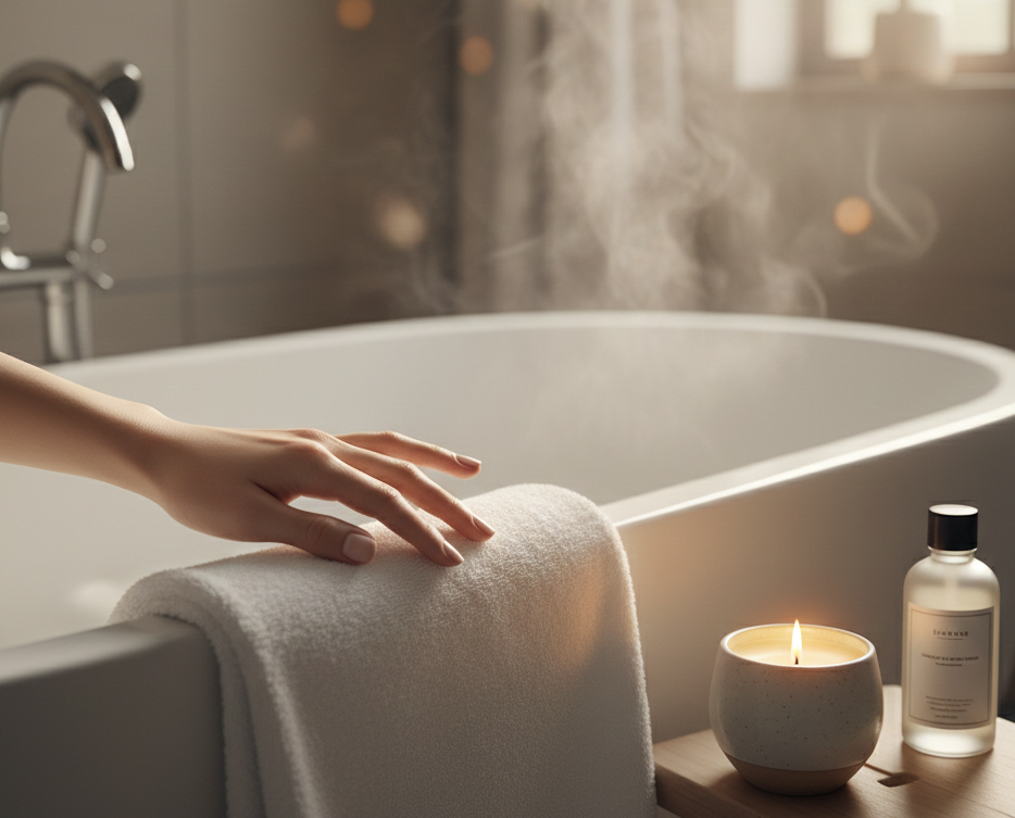 Cozy domestic sanctuary for self-care