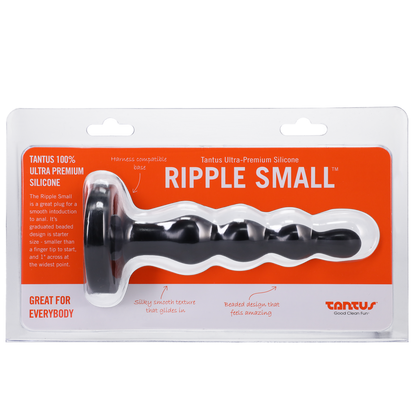 Tantus Ripple Butt Plug - Graduated Silicone Beads