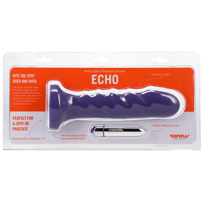 Tantus Echo Super Soft - Vibrating Ripple Dildo