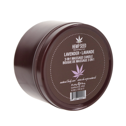Hemp Seed Tranquility Massage Trio Gift Set - Lavender