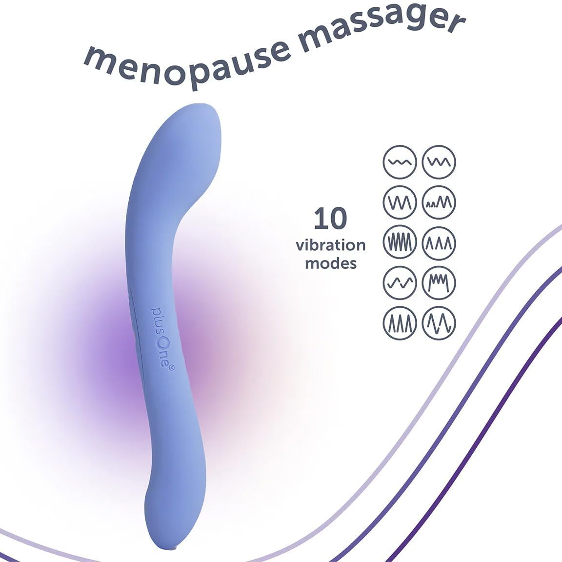 plusOne Menopause Massager — Heat & Vibration Relief
