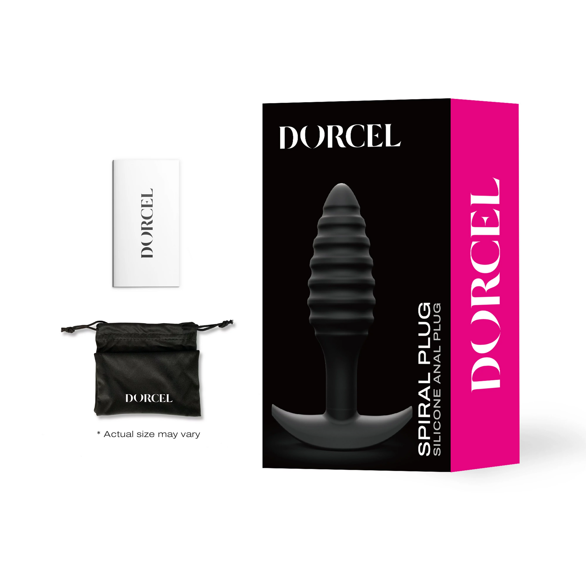 Dorcel SPIRAL Plug - Textured Silicone Anal Plug | PlayLoveToys Dorcel SPIRAL Plug - Textured Silicone Anal Plug | PlayLoveToys