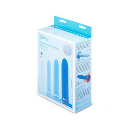 b-Vibe Silicone Anal Training Dilator Set - Progressive Sizes